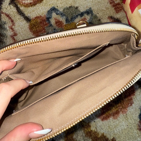 Coach Floral Crossbody Bag - Cream and Pink - Picture 7 of 9